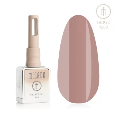Milano gelinis lakas BEIGE 03, 10ml