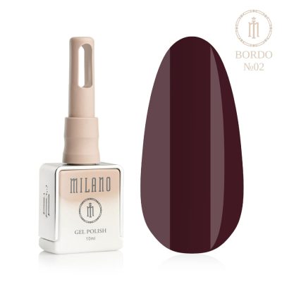 Milano gelinis lakas BORDO 02, 10ml