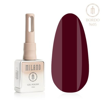 Milano gelinis lakas BORDO 05, 10ml