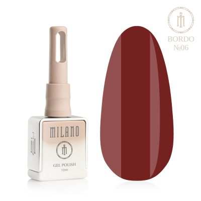 Milano gelinis lakas BORDO 06, 10ml