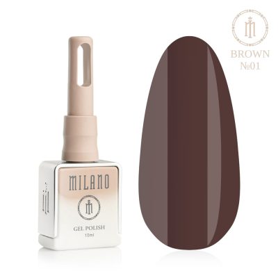 Milano gelinis lakas BROWN 01, 10ml