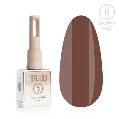Milano gelinis lakas BROWN 02, 10ml