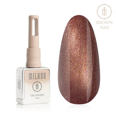 Milano gelinis lakas BROWN 04, 10ml