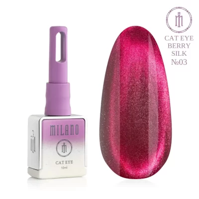 Milano gelinis lakas CAT EYE BERRY SILK 3, 10ml