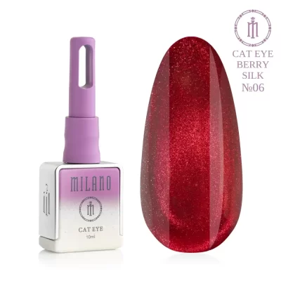 Milano gelinis lakas CAT EYE BERRY SILK 6, 10ml