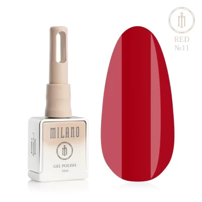 Milano gelinis lakas RED  11, 10ml
