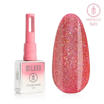 Milano gelinis lakas MIRACLE  01, 10ml