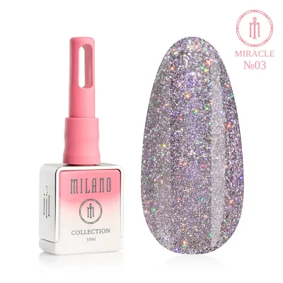 Milano gelinis lakas MIRACLE  03, 10ml