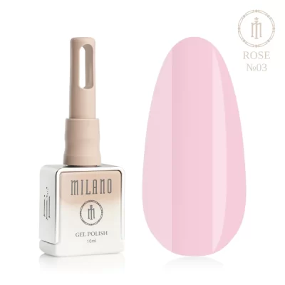 Milano gelinis lakas ROSE  3, 10ml