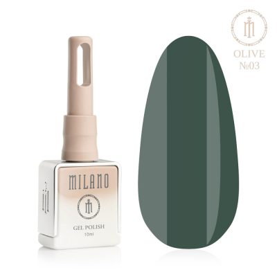 Milano gelinis lakas OLIVE  3, 10ml