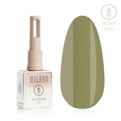 Milano gelinis lakas OLIVE  5, 10ml